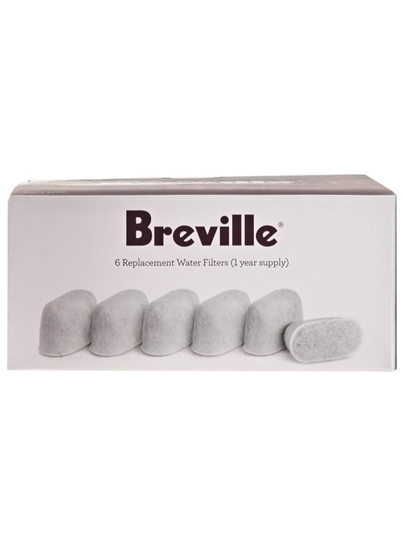 بريفيلي BWF100 فلتر فحم ، عبوة 6 فلاتر - Image 1